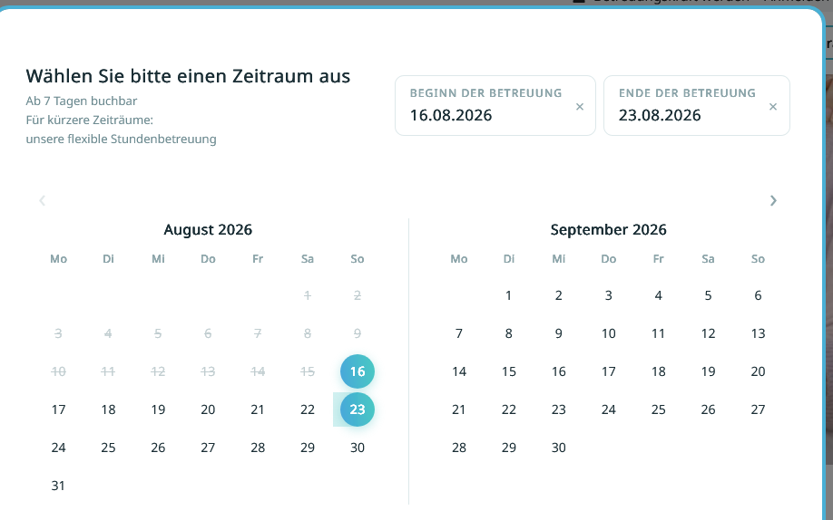 SenioAngel calendar